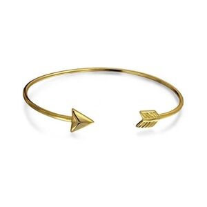 Arrow Cuff Bangle‎ Bracelet Gold Tone Fashion Jewelry Women's